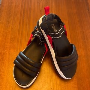 Cougar Black and Red Women's Sandals